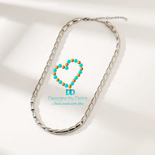 Load image into Gallery viewer, Oval Beaded Necklace