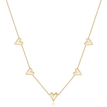 Load image into Gallery viewer, Open Heart Necklace Collection