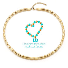 Load image into Gallery viewer, Oval Beaded Necklace