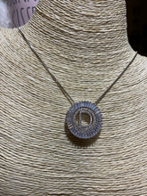 Load image into Gallery viewer, Pendant Initial CZ Gold and Silver filled